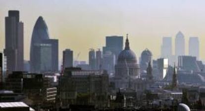 Vista general de la "City", el barrio financiero de Londres, Reino Unido. EFE/Archivo