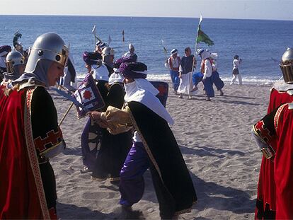 Refriega entre moros y cristianos en Carboneras (Almería).