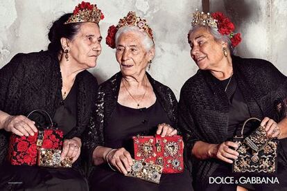 Las 'nonne' de la última campaña de Dolce & Gabbana.