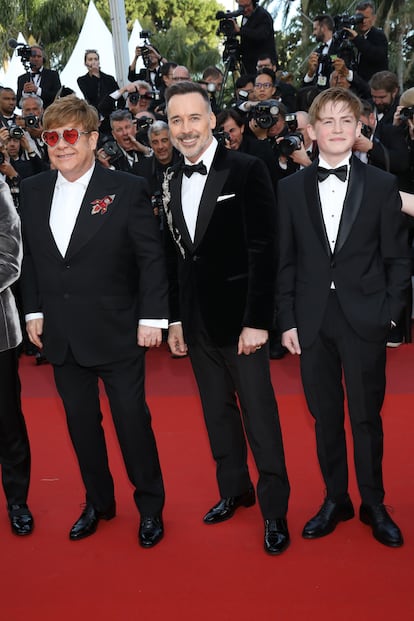 Elton John, David Furnish, Kit Connor