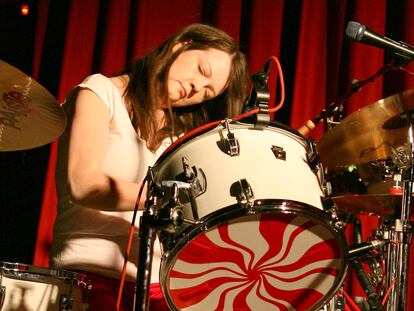 Meg White, durante una actuación en Londres en 2007.