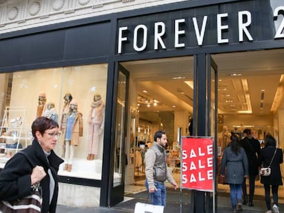 Uma loja de Forever 21, em Londres.