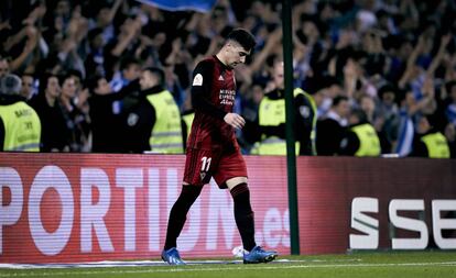 Merquelanz, en el Real Sociedad-Mirandés de Copa.