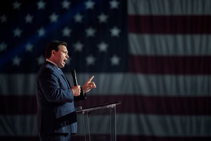 Ron DeSantis in Tampa, Florida in June.