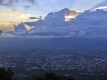 Una vista a&eacute;rea de Bucaramanga, en Colombia.