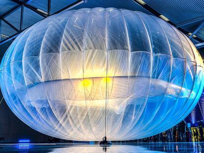Uno de los globos del proyecto Loon.