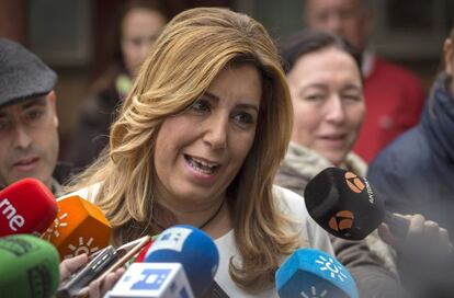 Susana D&iacute;az, presidenta de la Junta de Andaluc&iacute;a. 