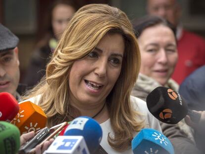 Susana D&iacute;az, presidenta de la Junta de Andaluc&iacute;a. 