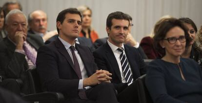 Albert Rivera y Pablo Casado