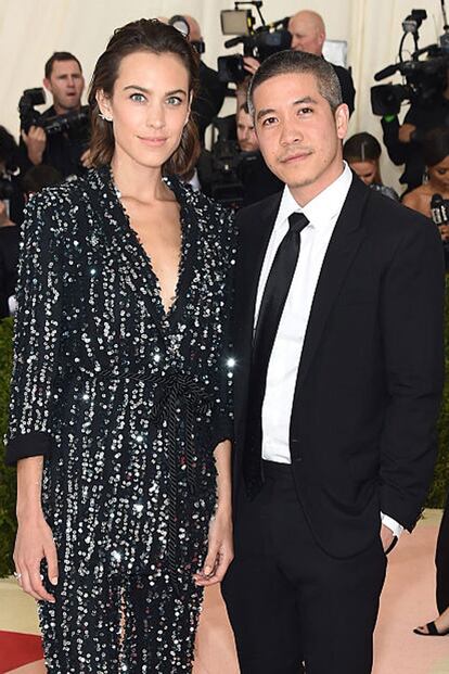 El diseñador Thakoon Panichgul, artífice del impecable look de Alexa Chung.