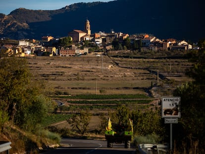 Vista de Ulldemolins, población de menos de 500 habitantes.