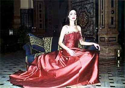 Lola Alcocer, primera dama de honor de Miss España 2002.