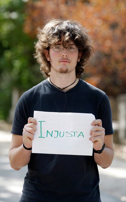 Pablo Serrano, 18 a?os y madrile?o, estudiante de primero de Qumicas en la Universidad Complutense de Madrid.