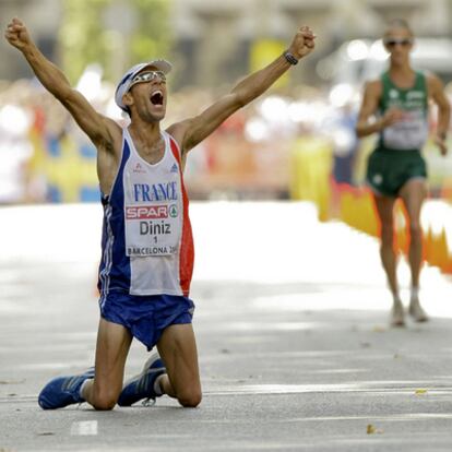 Diniz celebra el triunfo