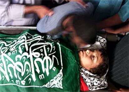 Mohammed Abu Arrar, de 14 años, muerto por un disparo de las fuerzas israelíes el domingo.