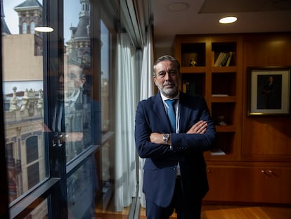 Enrique López, consejero de Justicia de la Comunidad de Madrid, en su despacho.