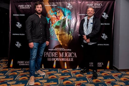 Walter Peña y Nicolás Cuiñas, realizadores del documental.