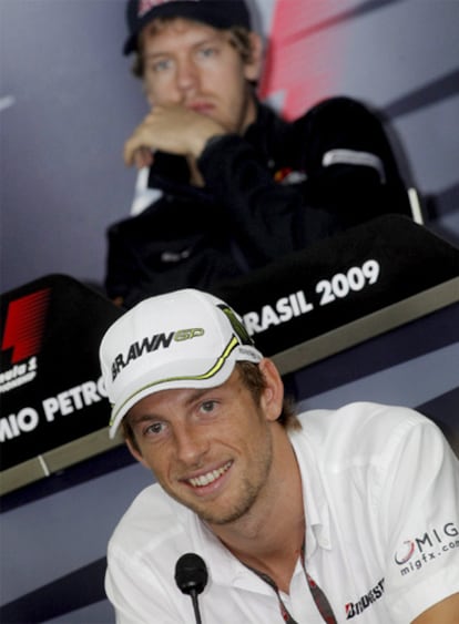 Button y Vettel