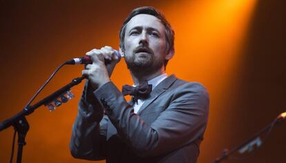 Neil Hannon en un concierto en Vilanova i la Geltrú (Barcelona), el pasado julio.