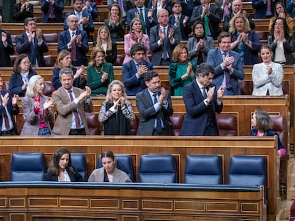 Pleno para la toma en consideración de la reforma de la 'ley del solo sí es sí' el pasado 7 de marzo en el Congreso.