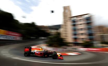 El piloto Max Verstappen de la escudería Red Bull.