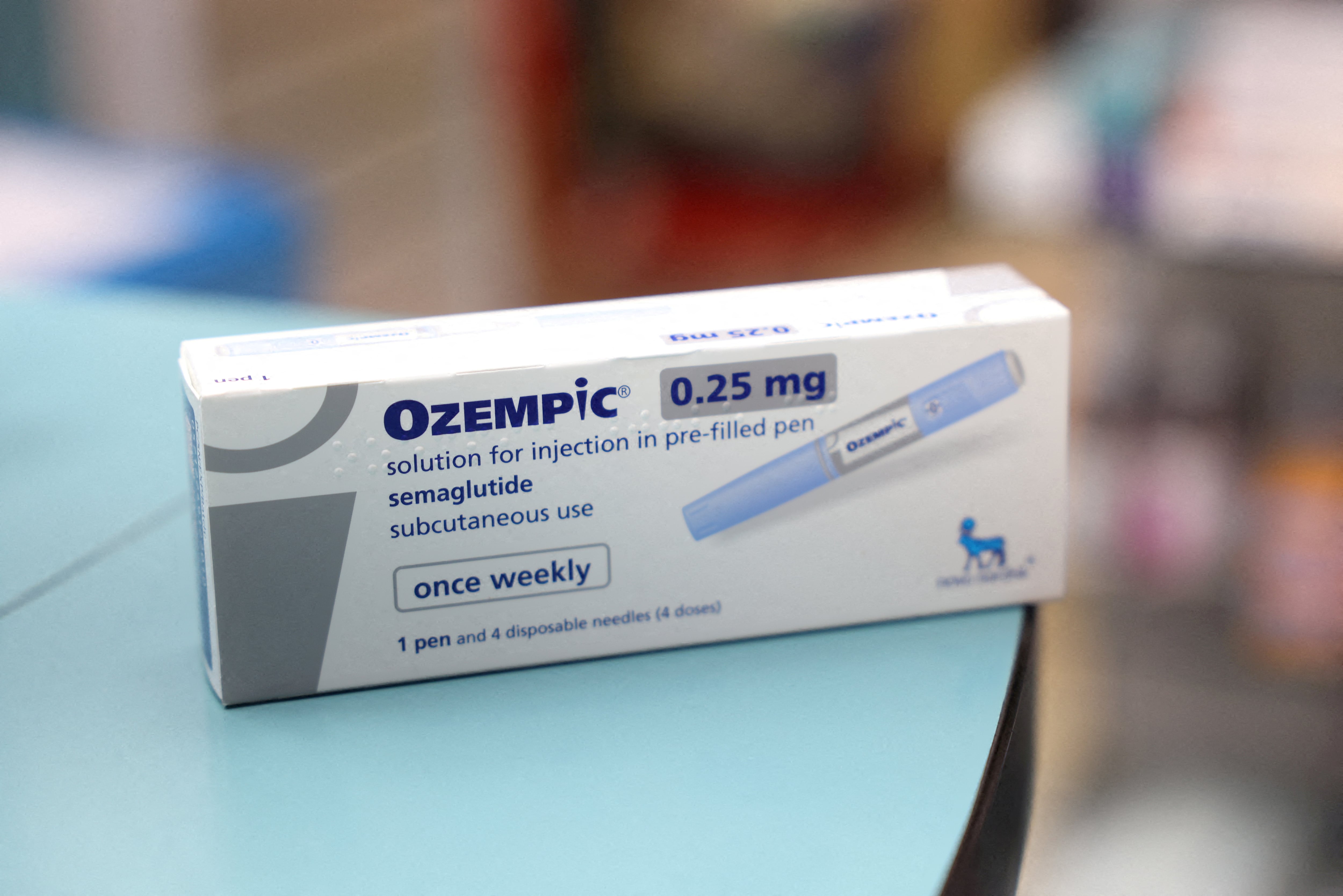 Caja del medicamente Ozempic, de Novo Nordisk.
