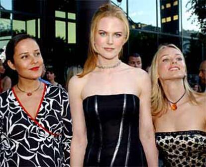 Nicole Kidman, acompañada de sus amigas Naomi Watts y Rebecca Riggs.