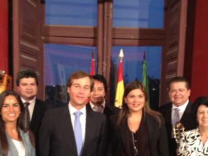 Imagen del acto colgada por el alcalde, Antonio Gonzalez Terol, en su Facebook.