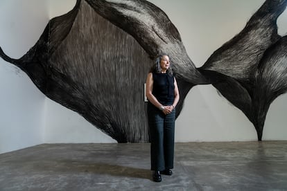 Magali Lara artista mexicana, en Ciudad de México, en abril de 2025.
