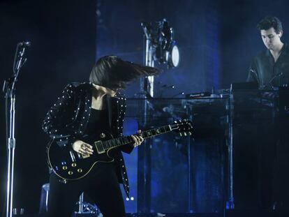 Actuaci&oacute;n en el Primavera Sound de The xx.