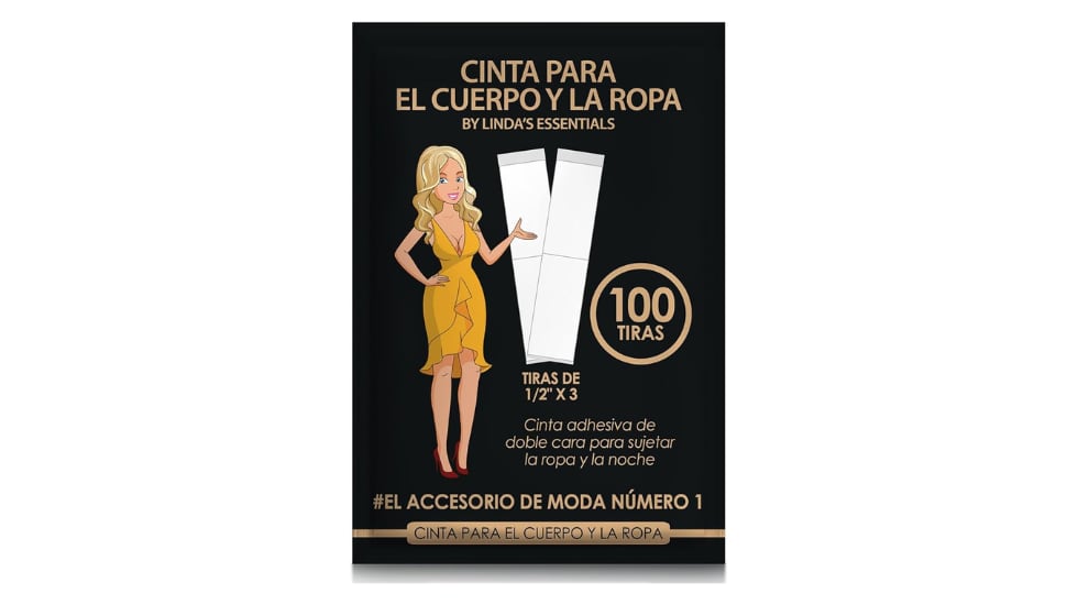 Cinta de doble cara para ropa.