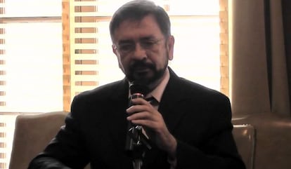 El ministro de Justicia y Seguridad de El Salvador, David Munguía, en la sede de la OEA.