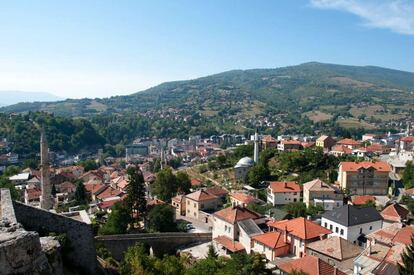 Vista de Travnik, en Bosnia and Herzegovina.