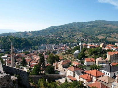 Vista de Travnik, en Bosnia and Herzegovina.