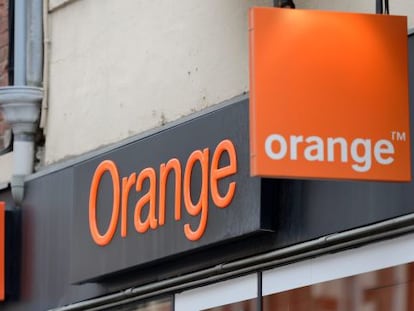 Una tienda Orange en Francia, el 18 de febrero de 2014. 