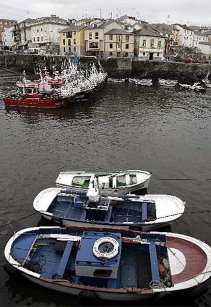 La ensenada de Puerto de Vega, pueblo marinero en la costa occidental asturiana, a 13 kilómetros de Luarca.