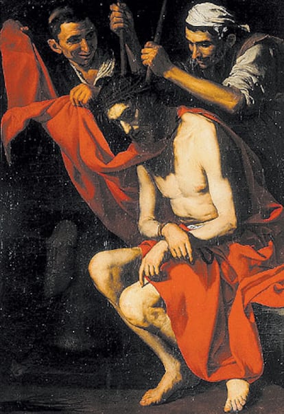 &#39;Cristo coronado de espinas&#39;, de José de Ribera. Fundación Casa de Alba, Sevilla.