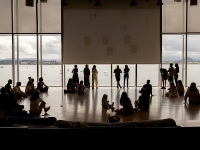 Actividades creativas en la Fundación Botín, en Santander.