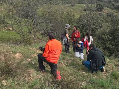 Actividad de observación de la naturaleza. 