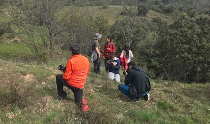 Actividad de observación de la naturaleza. 