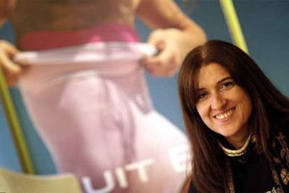 Aurora Fernández, en su estudio barcelonés