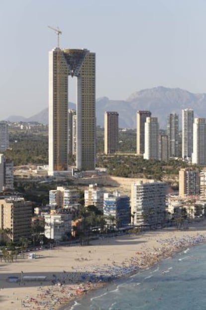 El edificio InTempo de Benidorm, cuya inauguración se prevé para principios de 2015.