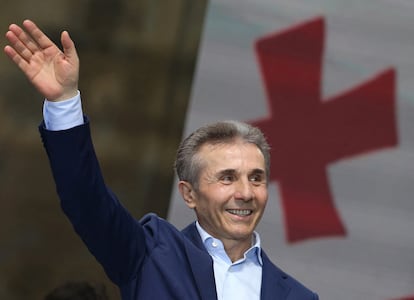 Bidzina Ivanishvili, ex primer ministro de Georgia y fundador del partido Sueño Georgiano, en abril de 2024.