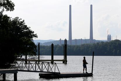 Planta de energía térmica de Kingston, en Tennessee (Estados Unidos).