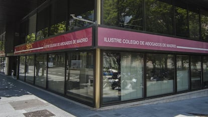 La sede del Colegio de Abogados de Madrid, en una imagen de archivo.