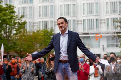 Edmundo Bal, durante su presentación como candidato a la presidencia de la Comunidad de Madrid el 27 de marzo.