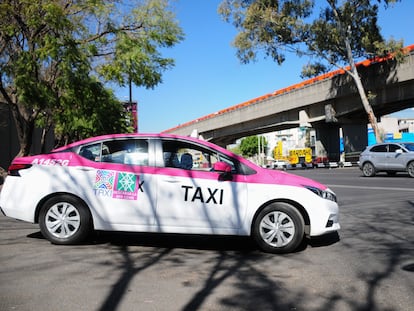 Un taxi de Ciudad de México en una fotografía de archivo.