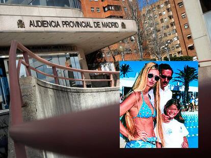 Foto principal: fachada de la Audiencia Provincial de Madrid. En pequeño: El Assir, en una imagen de hace décadas.