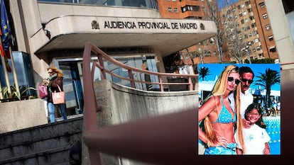 Foto principal: fachada de la Audiencia Provincial de Madrid. En pequeño: El Assir, en una imagen de hace décadas.