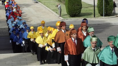 Apertura de curso en la Universidad de Córdoba, en una imagen de archivo.